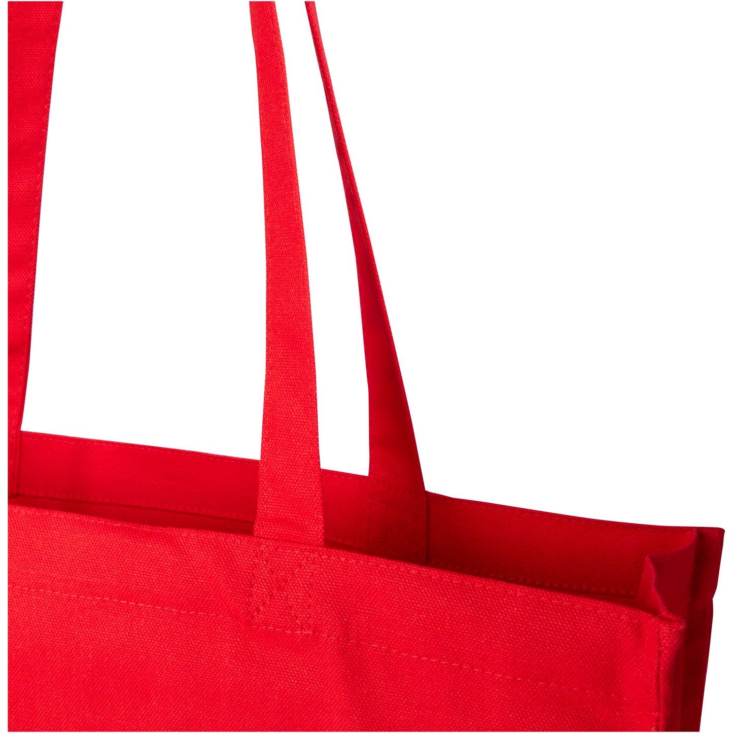 Odisha 180 g/m² tygväska av ekologiskt OCS-material med bälg, 14 l