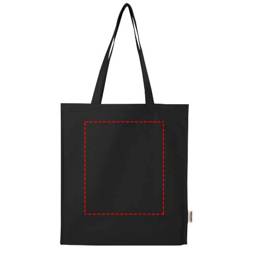 Odisha 180 g/m² tygväska av ekologiskt OCS-material med bälg, 14 l