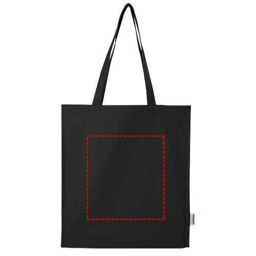 Odisha 180 g/m² tygväska av ekologiskt OCS-material med bälg, 14 l