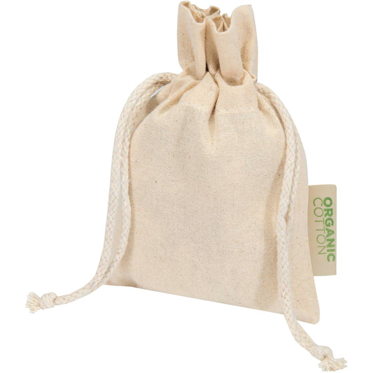 Odisha 140 g/m² presentpåse av ekologiskt OCS-material – 15 x 10 cm