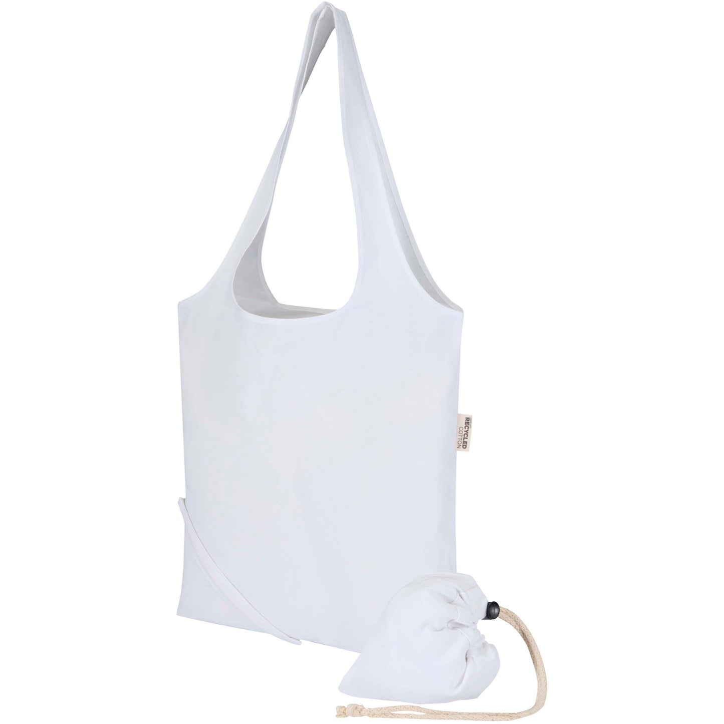 Madras Blend 140 g/m² GRS-certifierad återvunnen vikbar bomullskasse 7 L