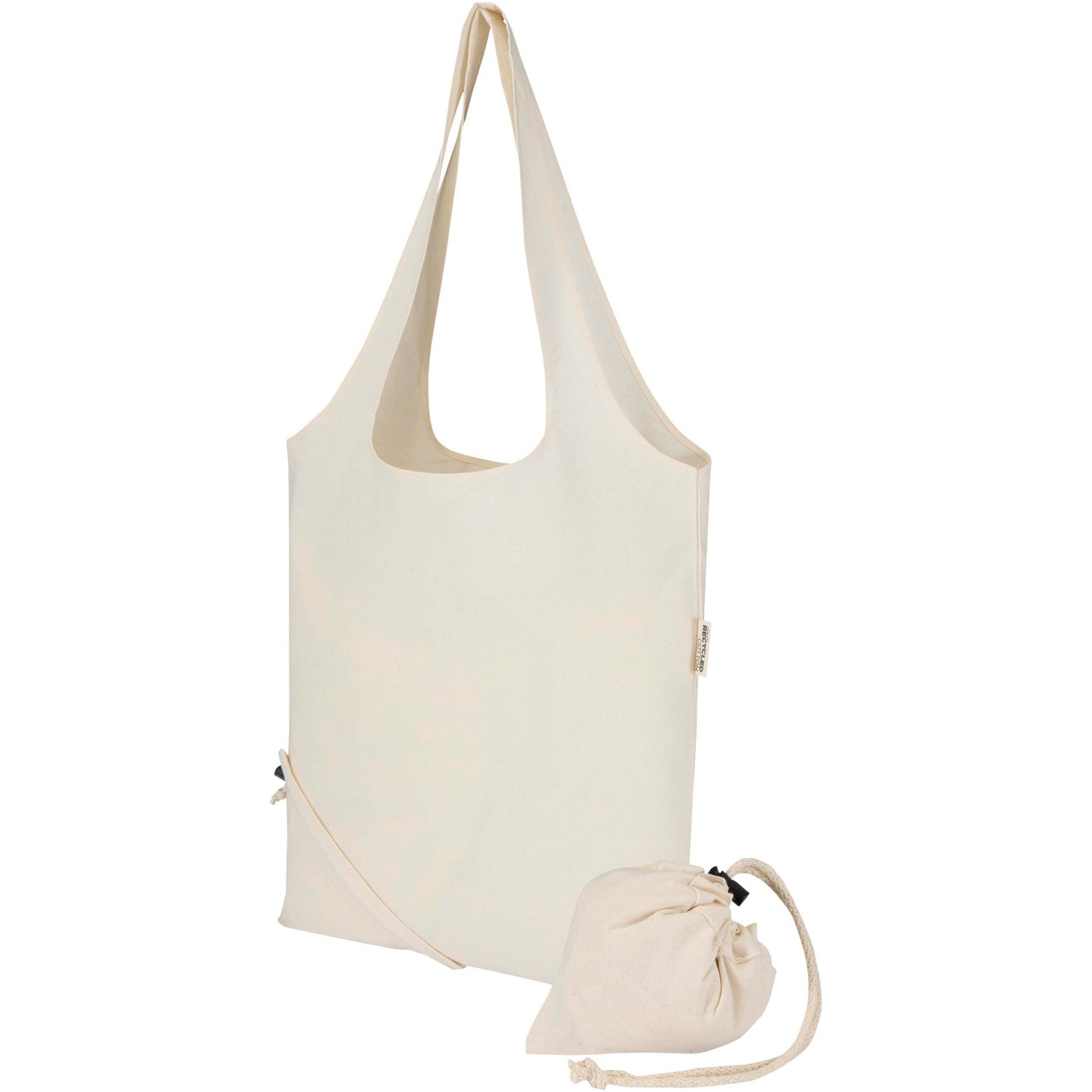 Madras Blend 140 g/m² GRS-certifierad återvunnen vikbar bomullskasse 7 L