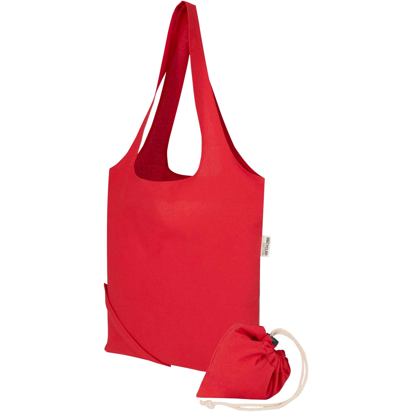 Madras Blend 140 g/m² GRS-certifierad återvunnen vikbar bomullskasse 7 L