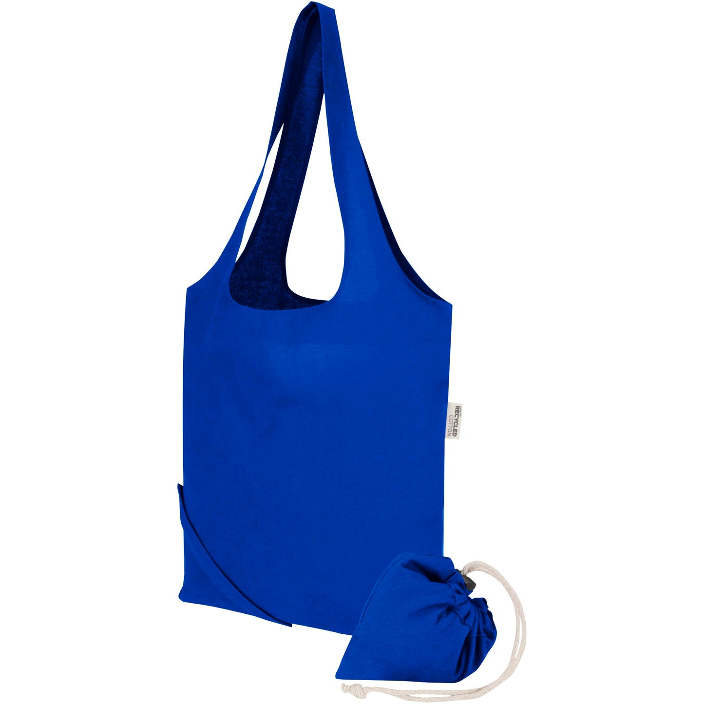 Madras Blend 140 g/m² GRS-certifierad återvunnen vikbar bomullskasse 7 L