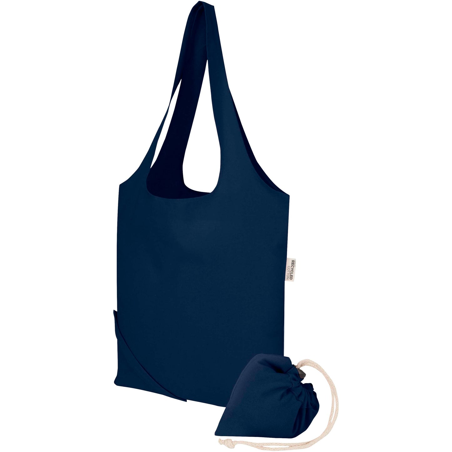 Madras Blend 140 g/m² GRS-certifierad återvunnen vikbar bomullskasse 7 L