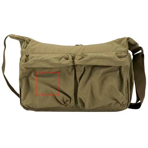 Calli 13" axelväska för laptop i GRS-återvunnen nylon