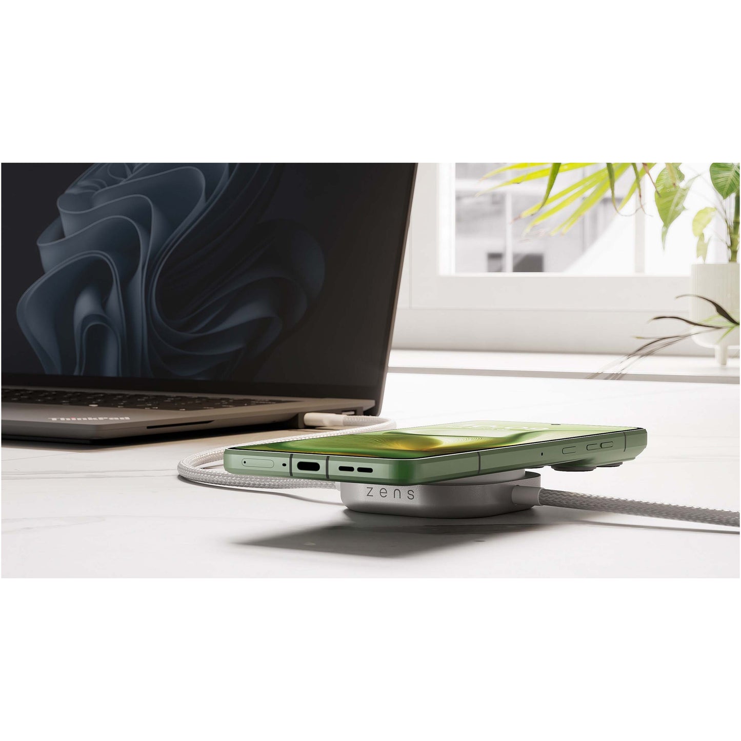 Zens Pro 2 240 W USB-C 2-i-1-laddningskabel