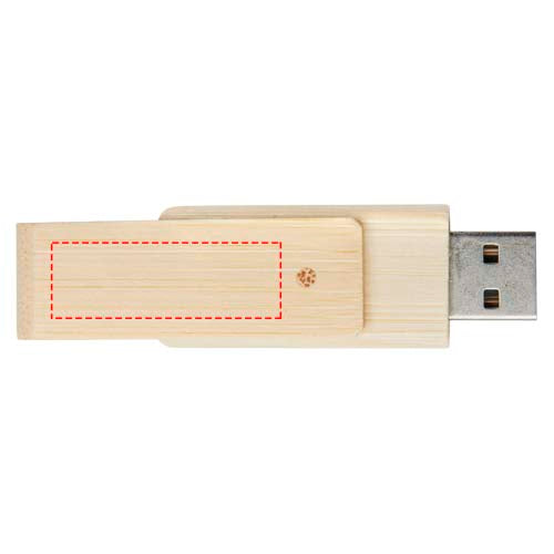 Rotate 8 GB USB-minne i bambu
