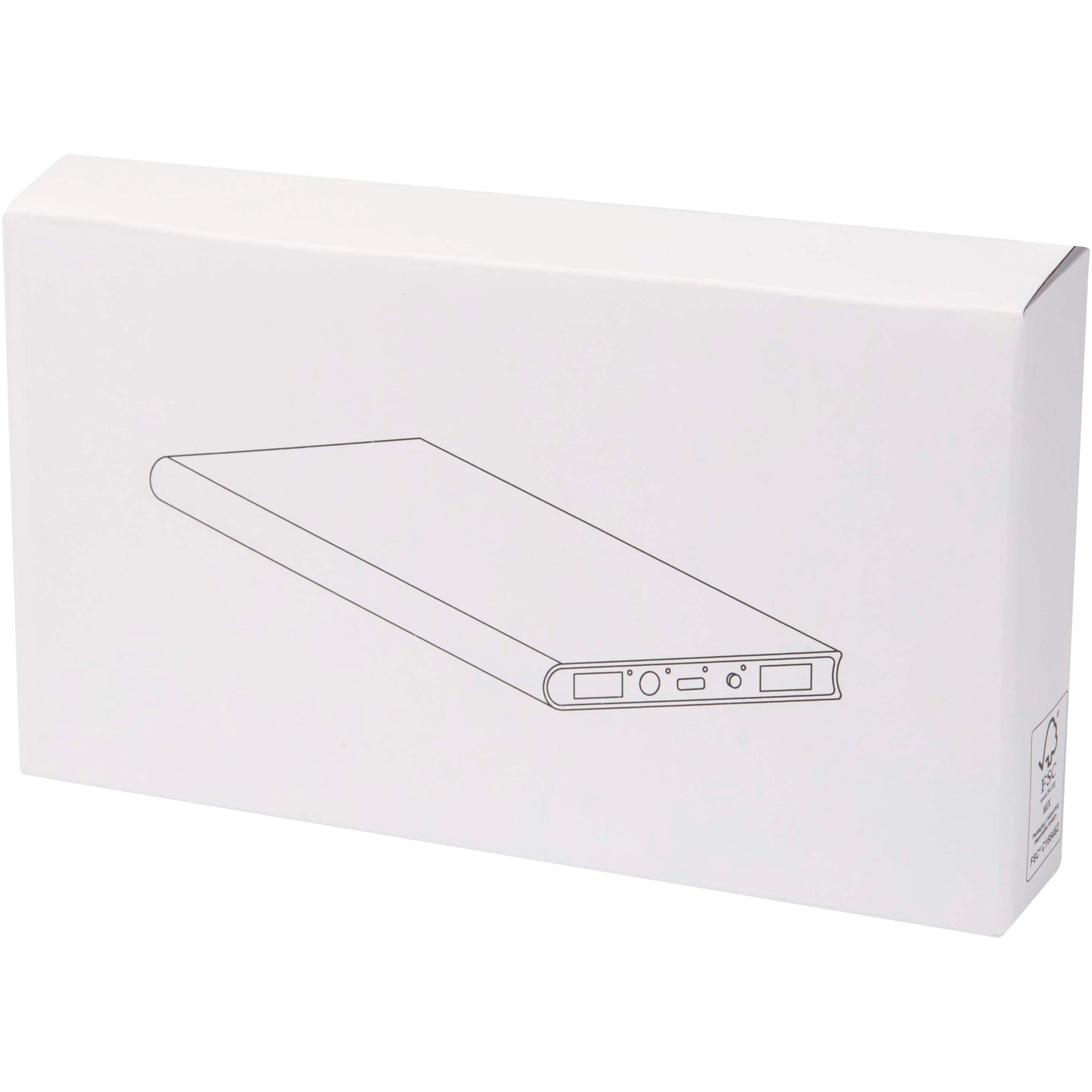 Plate 8 000 mAh powerbank i aluminium