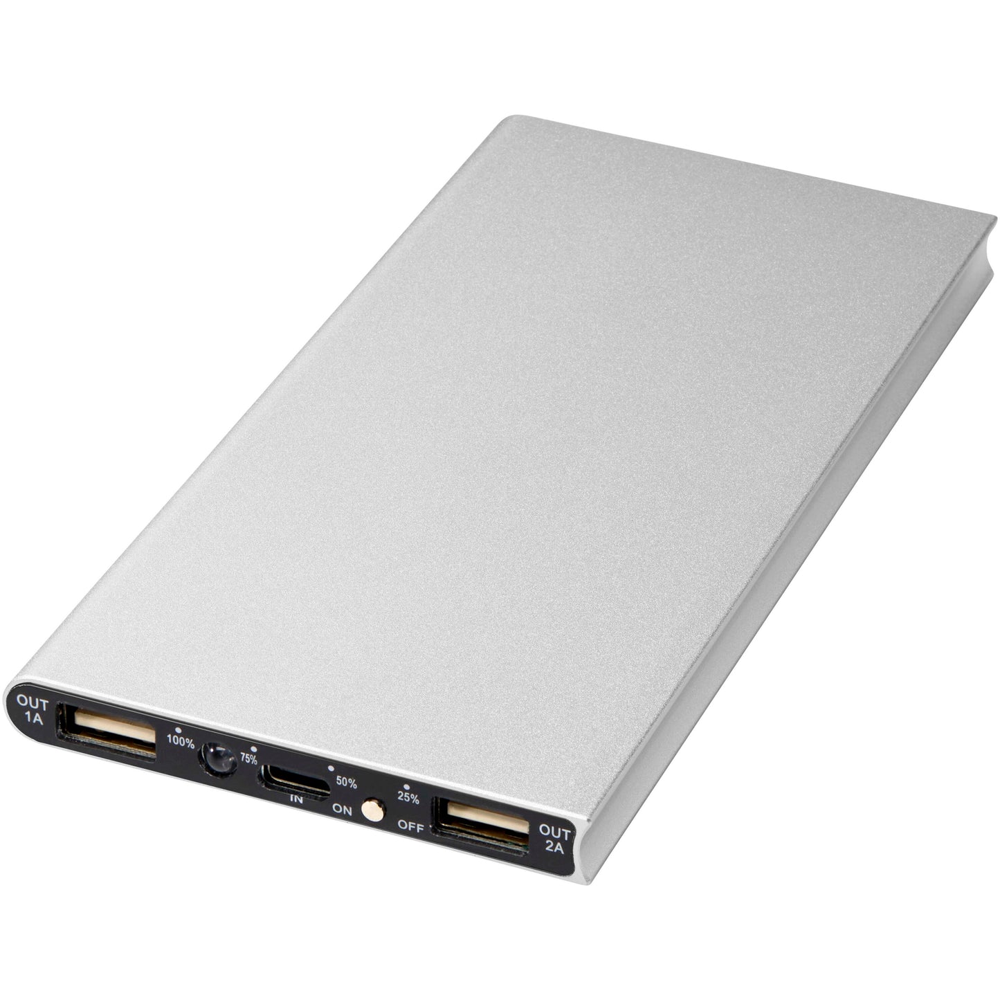 Plate 8 000 mAh powerbank i aluminium
