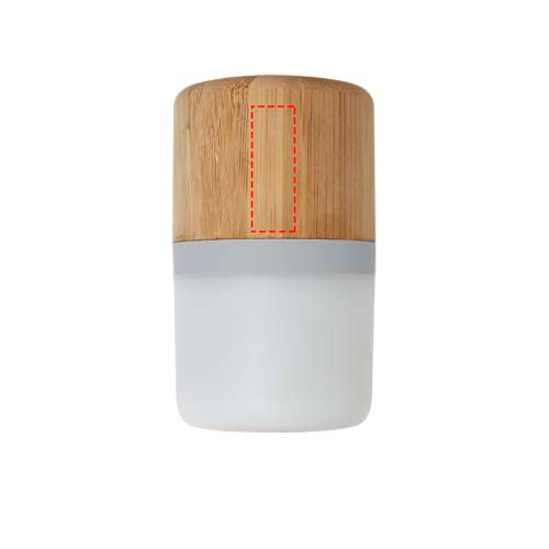 Aurea  Bluetooth® högtalare i bambu med ljus