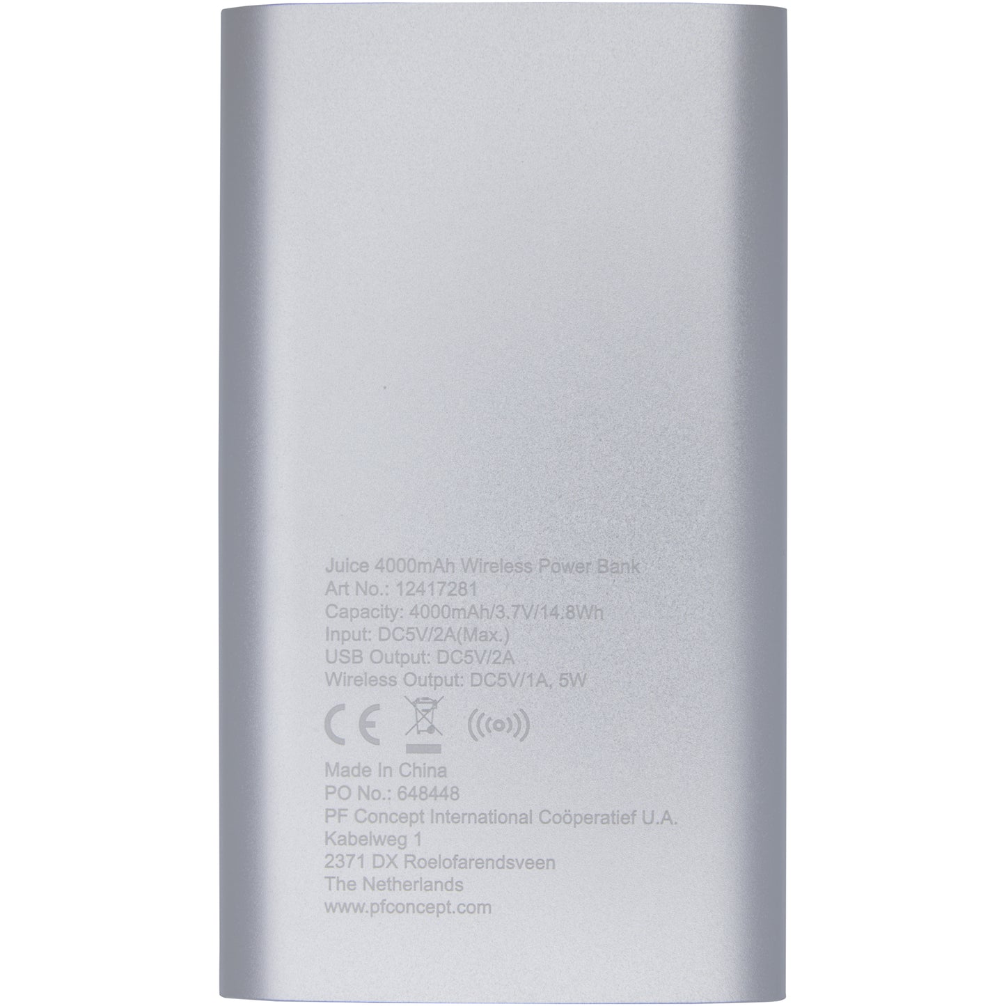 Juice 4 000 mAh trådlös powerbank