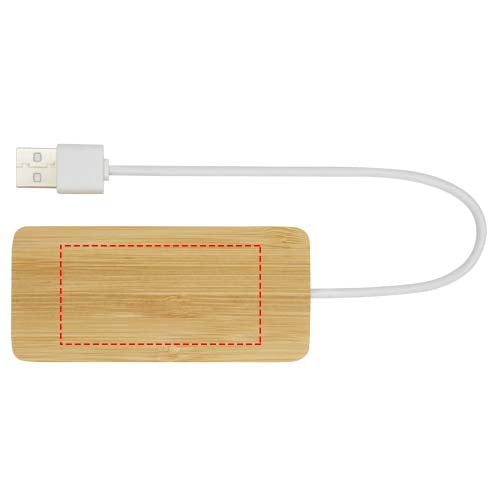 Tapas USB-hubb av bambu