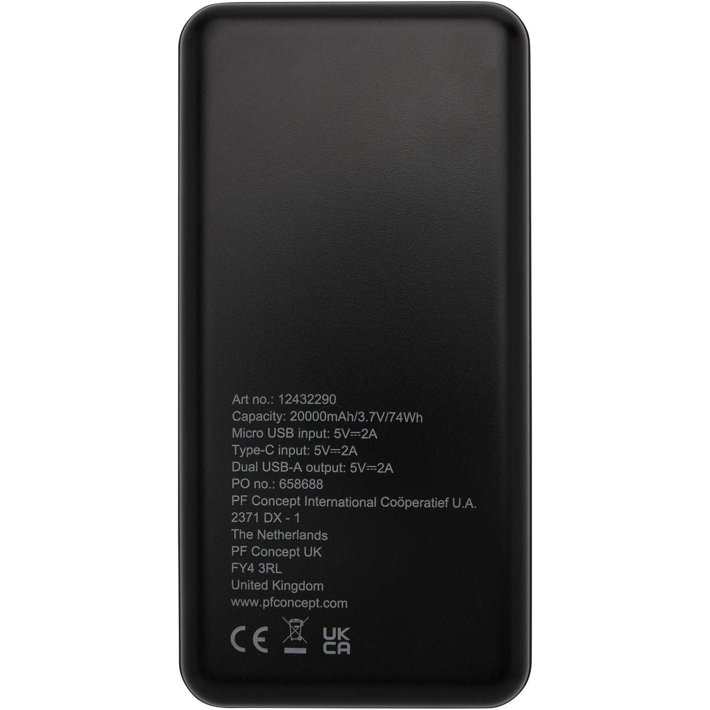Loop 20 000 mAh powerbank i återvunnen plast