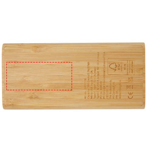 Tulda 10,000 mAh powerbank i bambu