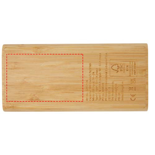 Tulda 10,000 mAh powerbank i bambu