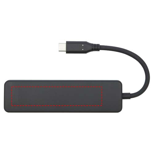 Loop RCS multimedieadapter USB 2.0–3.0 av återvunnen plast med HDMI-port