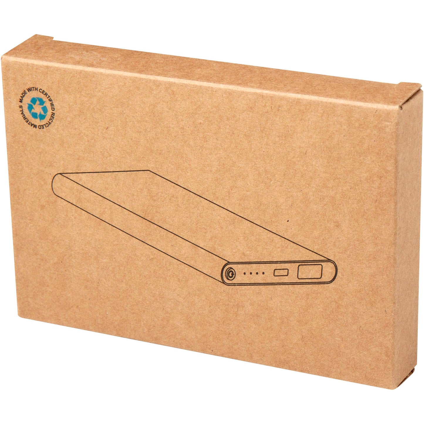 Pep 4 000 mAh Type C-powerbank av återvunnen aluminium