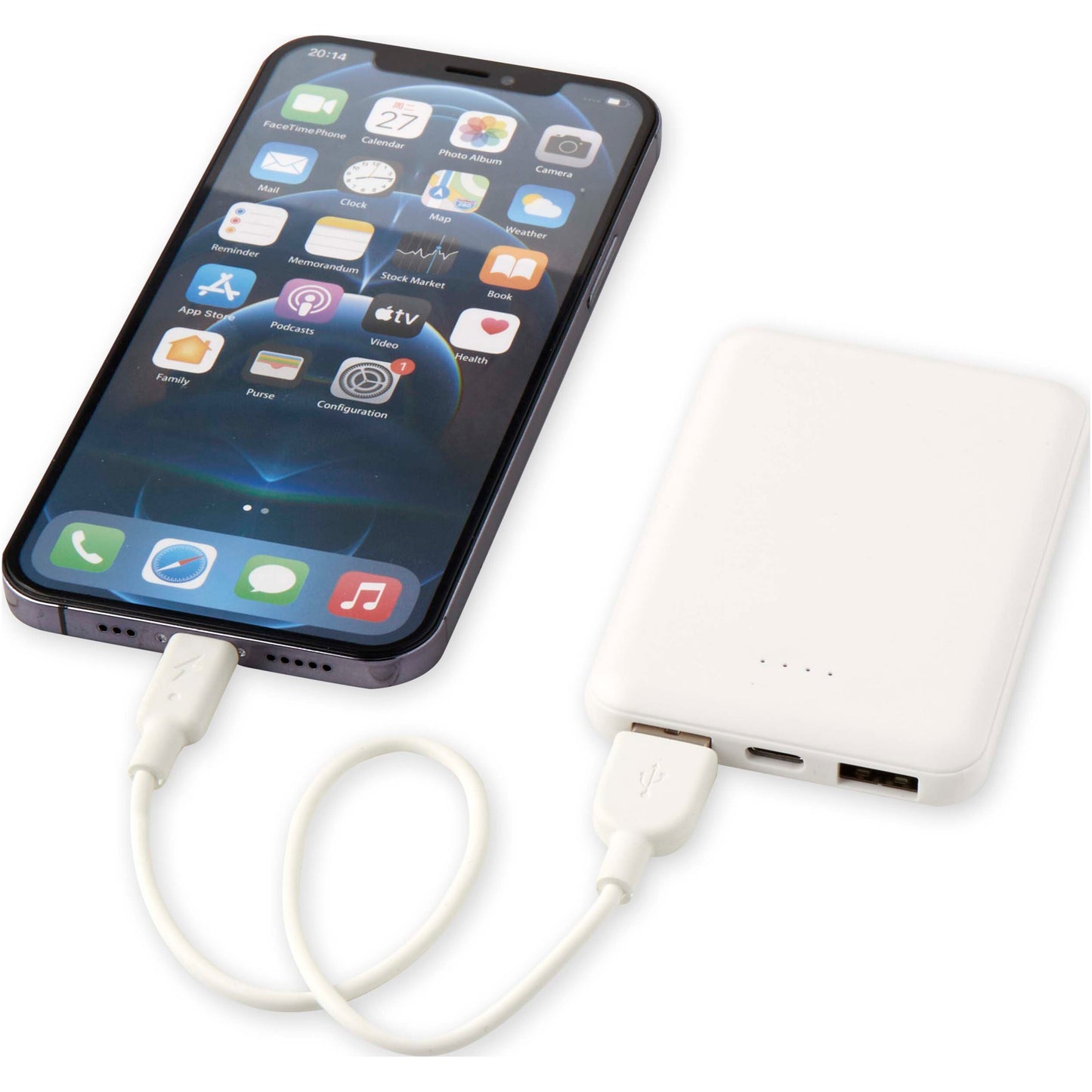 Asama 5 000 mAh Type C-powerbank i återvunnen plast