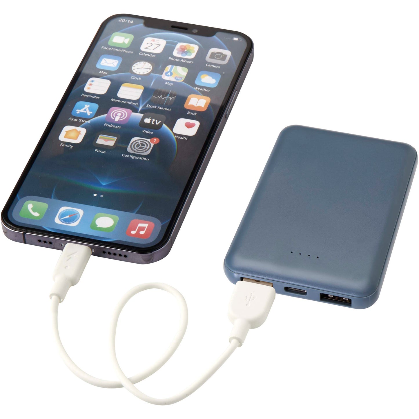 Asama 5 000 mAh Type C-powerbank i återvunnen plast