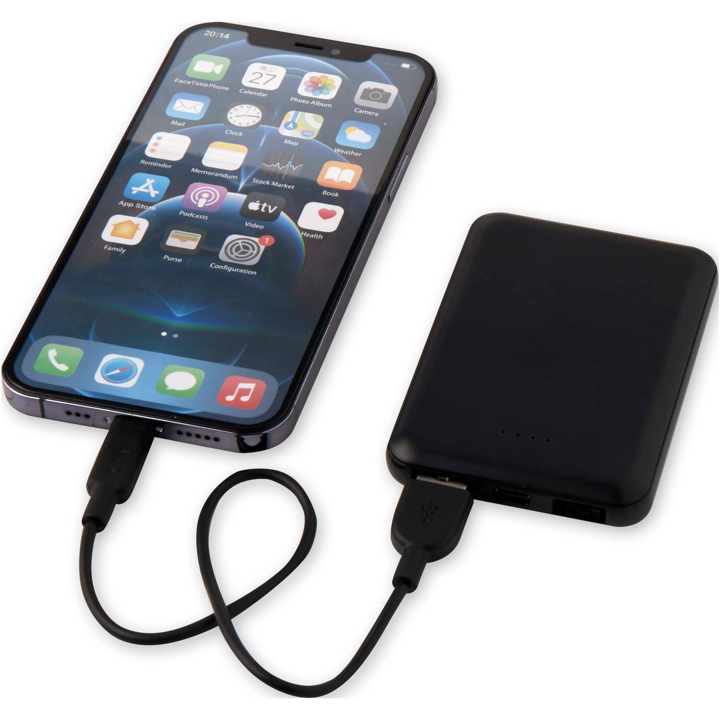 Asama 5 000 mAh Type C-powerbank i återvunnen plast