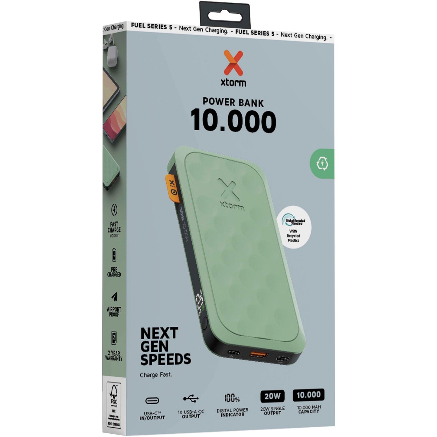 Xtorm FS510 Fuel Series 10 000 mAh 20 W powerbank
