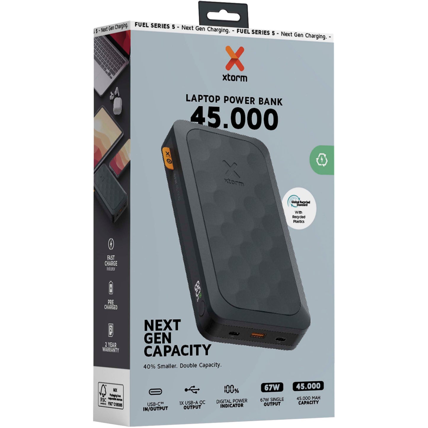Xtorm FS5451 Fuel Series 45 000 mAh 67 W powerbank