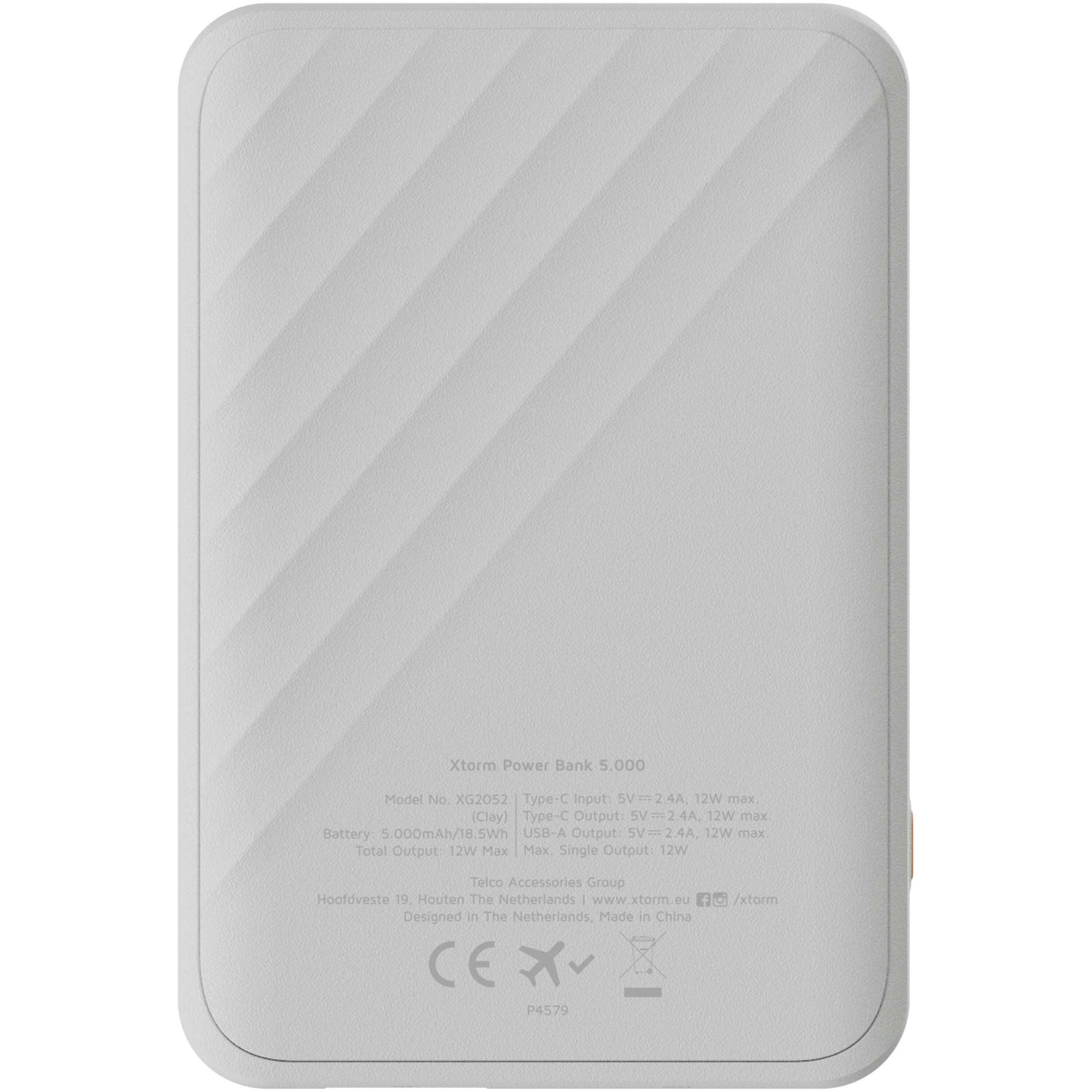 Xtorm XG205 Go2 snabbladdande powerbank på 12 W, 5 000 mAh