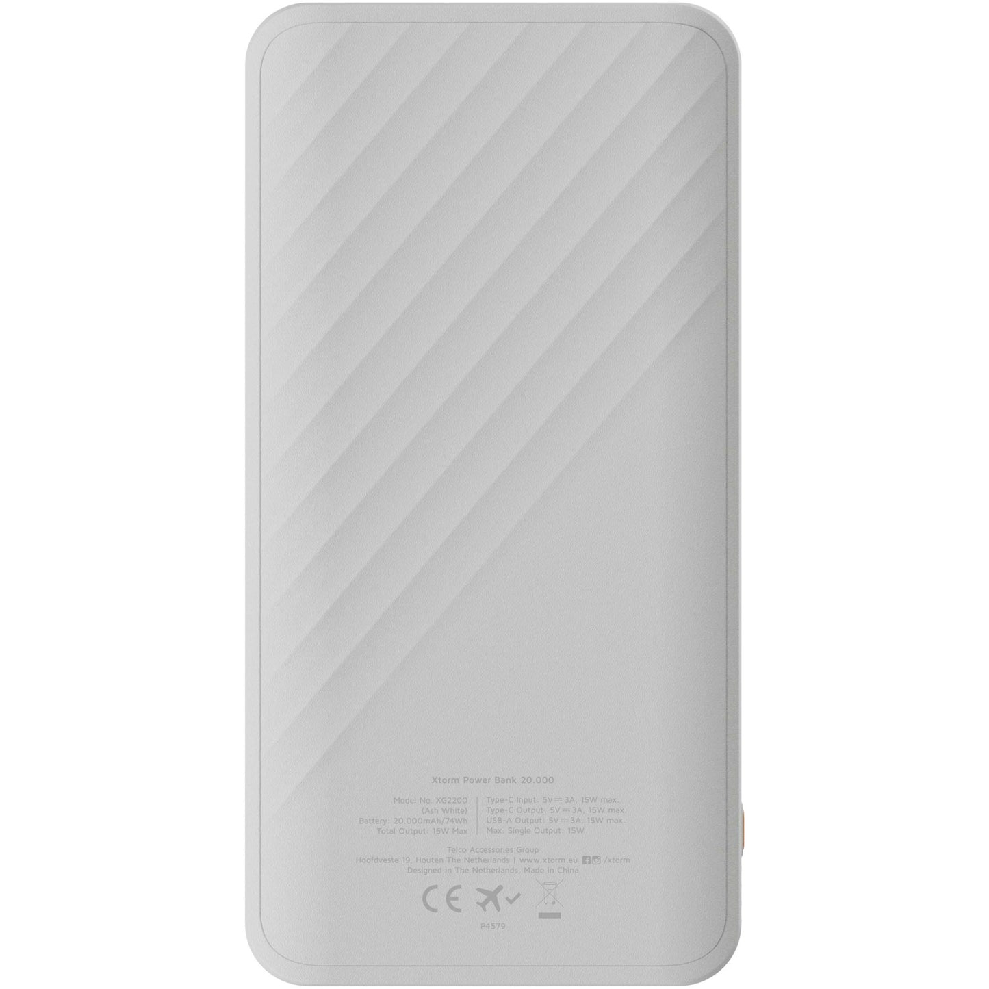 Xtorm XG220 Go2 snabbladdande powerbank på 15 W, 20 000 mAh