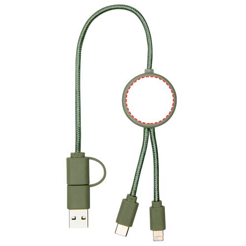 Citala 5-i-1 30 cm datasynkroniserings- och 27 W snabbladdningskabel av återvunnen plast