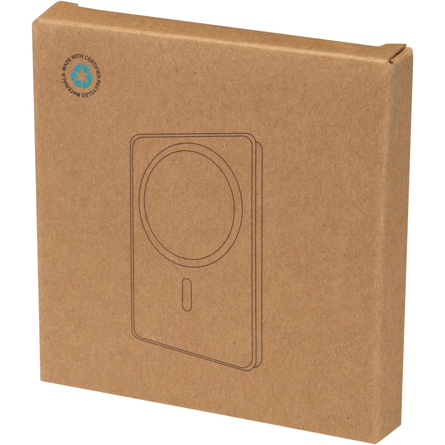 Avis 5000 mAh magnetisk powerbank i RCS-återvunnet aluminium