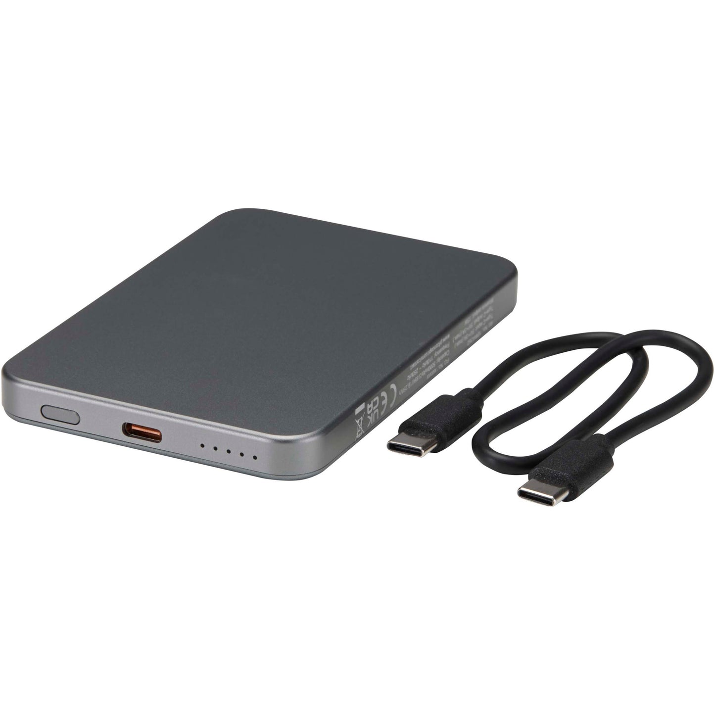 Avis 5000 mAh magnetisk powerbank i RCS-återvunnet aluminium