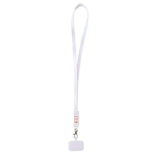 Franz logoband för smartphone av återvunnen plast med inbyggd datasynkroniseringskabel och 65 W snabbladdande 5-i-1-kabel
