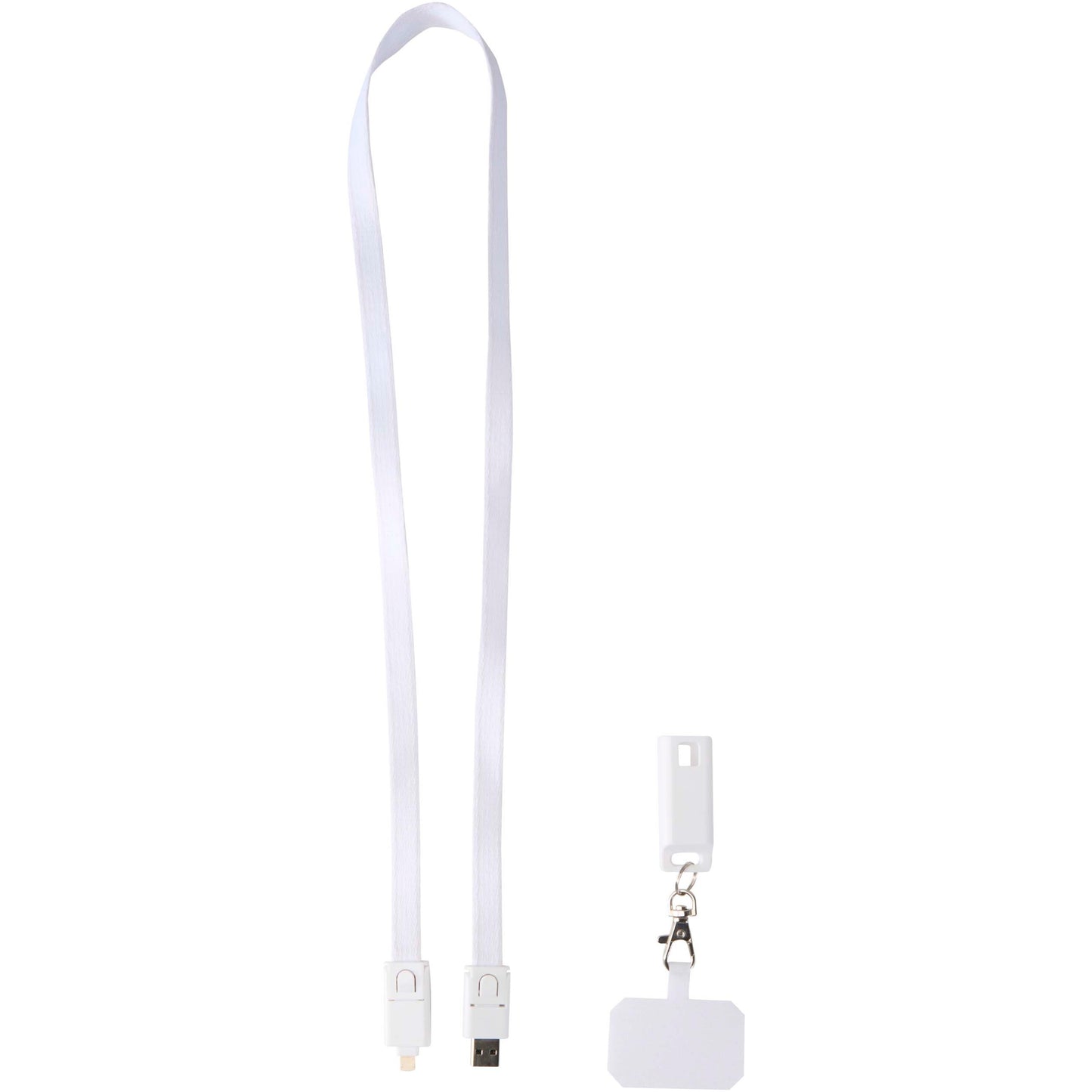 Franz logoband för smartphone av återvunnen plast med inbyggd datasynkroniseringskabel och 65 W snabbladdande 5-i-1-kabel