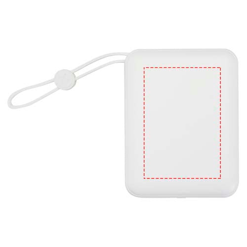 Acrux 10 000 mAh 35 W powerbank för surfplattor med inbyggd Type-C-kabel – tillverkad av återvunnen plast