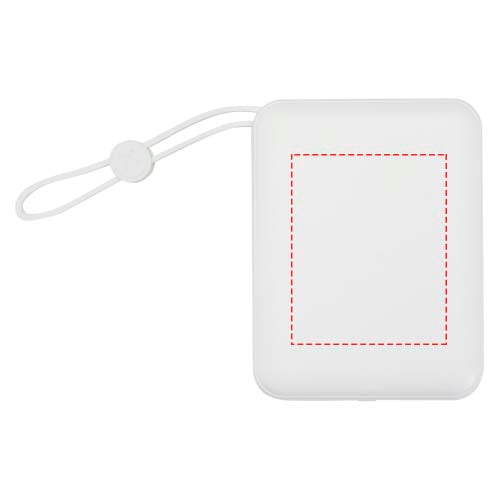 Acrux 10 000 mAh 35 W powerbank för surfplattor med inbyggd Type-C-kabel – tillverkad av återvunnen plast