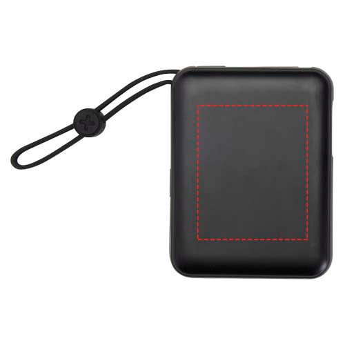 Acrux 10 000 mAh 35 W powerbank för surfplattor med inbyggd Type-C-kabel – tillverkad av återvunnen plast