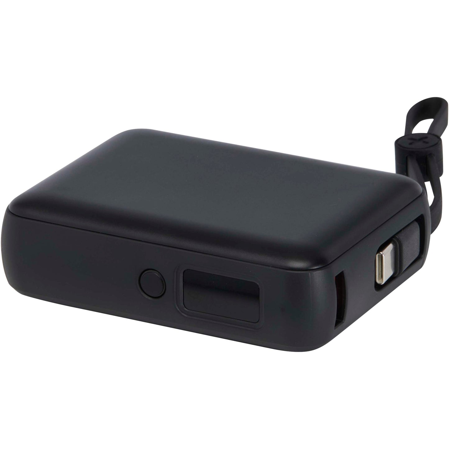 Acrux 10 000 mAh 35 W powerbank för surfplattor med inbyggd Type-C-kabel – tillverkad av återvunnen plast