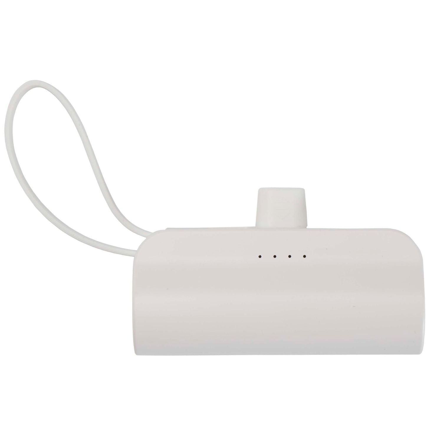 Alnair 5 000 mAh 10 W Type-C powerbank av återvunnen plast med inbyggt flipstativ och 2-i-1-kabel