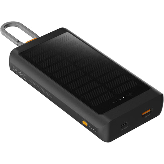 Xtorm XG2S101 Go2 10 000 mAh 15 W solcellsdriven powerbank med belysning