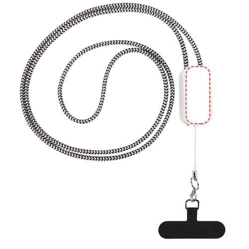 Anser logoband för smartphone av återvunnen plast med inbyggd 5-i-1-kabel på 27 W