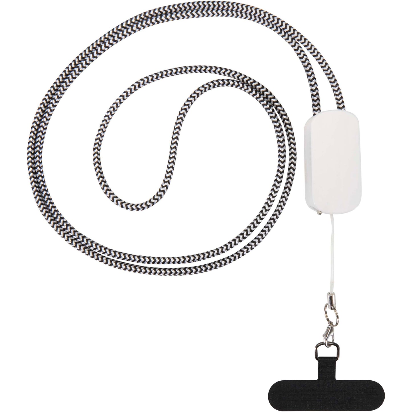 Anser logoband för smartphone av återvunnen plast med inbyggd 5-i-1-kabel på 27 W