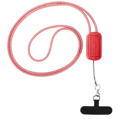 Anser logoband för smartphone av återvunnen plast med inbyggd 5-i-1-kabel på 27 W