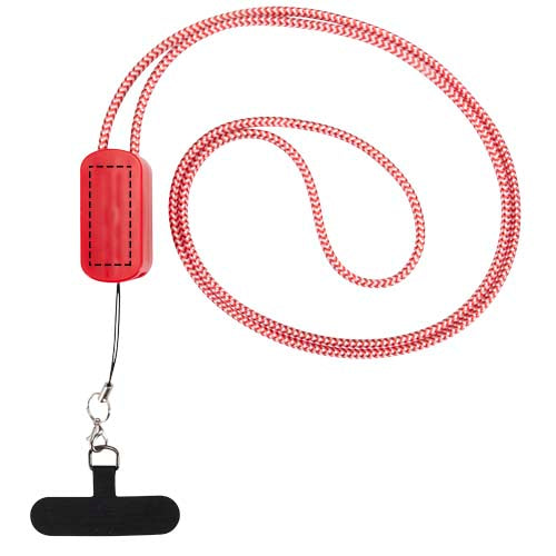 Anser logoband för smartphone av återvunnen plast med inbyggd 5-i-1-kabel på 27 W