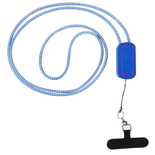 Anser logoband för smartphone av återvunnen plast med inbyggd 5-i-1-kabel på 27 W