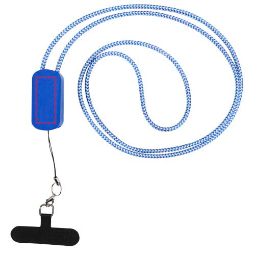 Anser logoband för smartphone av återvunnen plast med inbyggd 5-i-1-kabel på 27 W