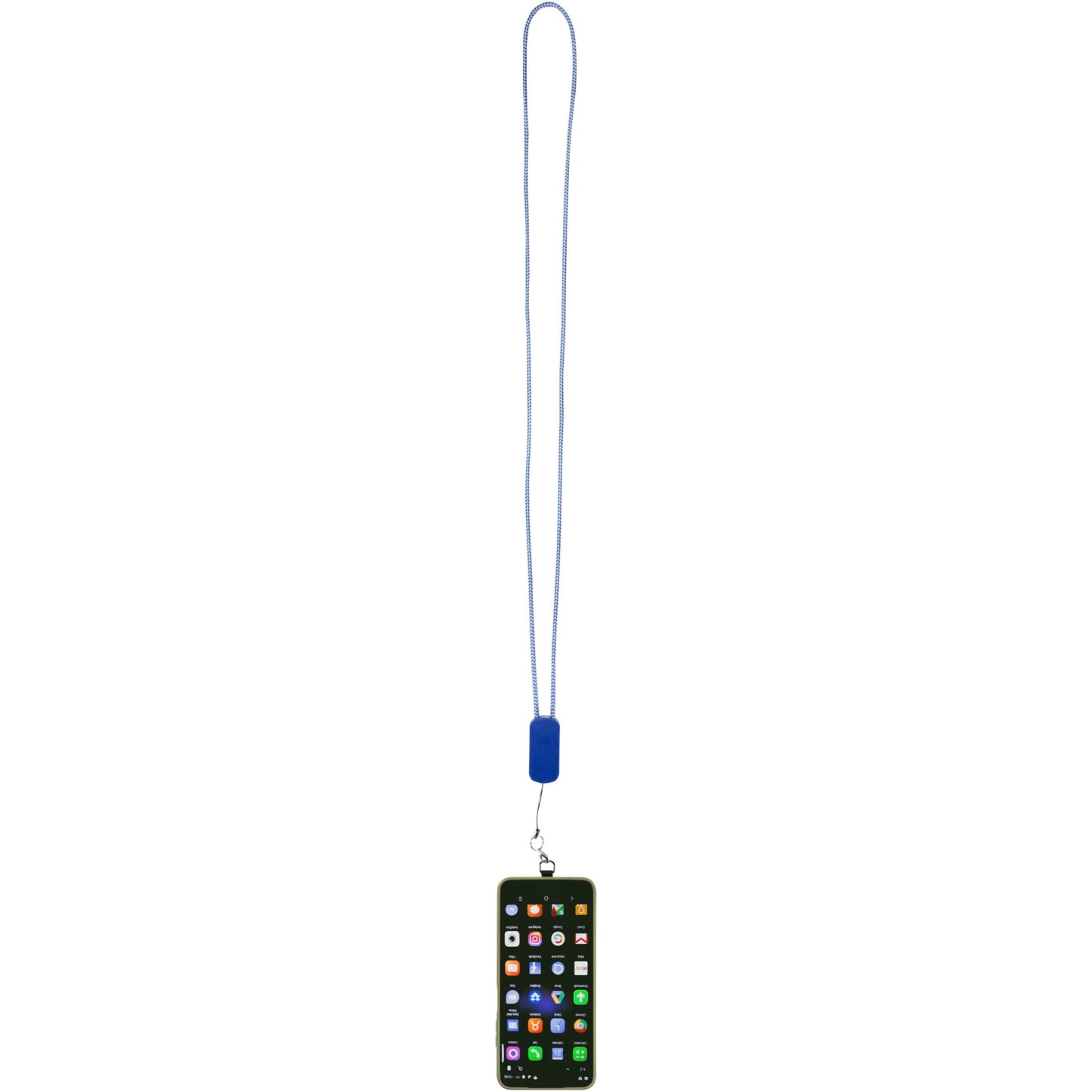 Anser logoband för smartphone av återvunnen plast med inbyggd 5-i-1-kabel på 27 W