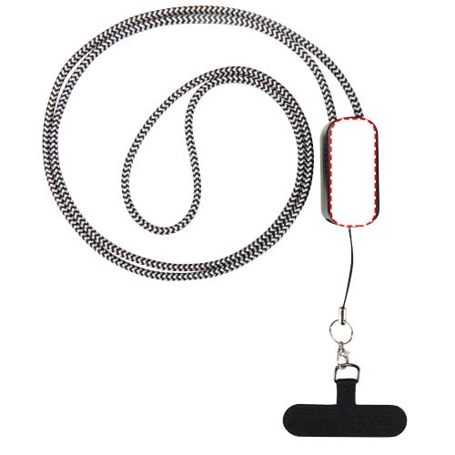 Anser logoband för smartphone av återvunnen plast med inbyggd 5-i-1-kabel på 27 W