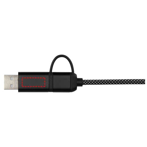 SMART 65 W 100 cm magnetisk 5-i-1-laddningskabel i RCS-återvunna material