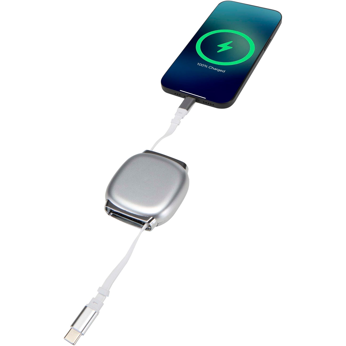Alphard 100 W infällbar 5-i-1-kabel med CarPlay och PD-laddning i återvunnet material